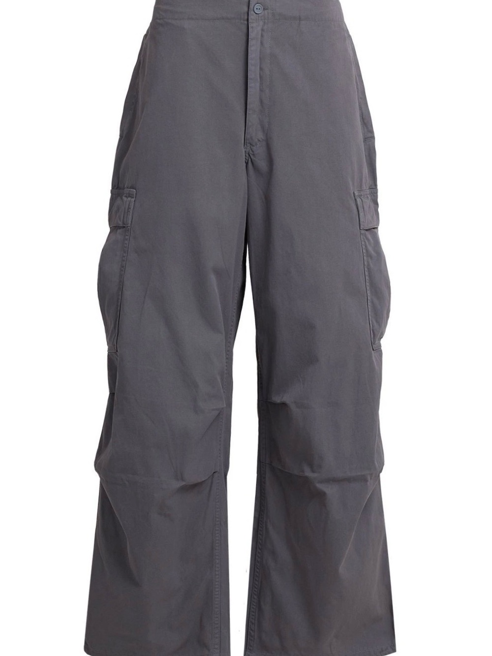 SKIMS Outdoor Woven Cargo Pant Onyx Black Wide Leg Size S